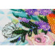 Mid-sized bead embroidery kit Blooming flowers