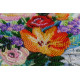 Mid-sized bead embroidery kit Blooming flowers