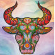 Mid-sized bead embroidery kit Bull