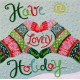 Mid-sized bead embroidery kit Have a lovely holidays