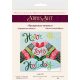 Mid-sized bead embroidery kit Have a lovely holidays