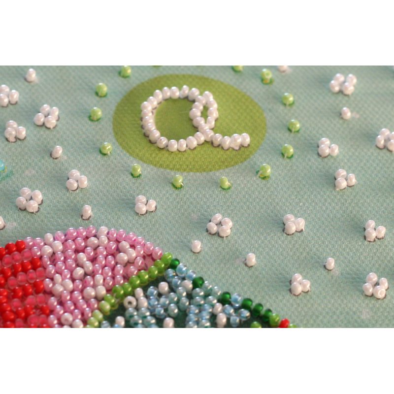 Mid-sized bead embroidery kit Have a lovely holidays