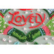 Mid-sized bead embroidery kit Have a lovely holidays
