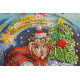 Mid-sized bead embroidery kit Happy winter