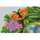 Mid-sized bead embroidery kit Easter wreath