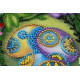 Mid-sized bead embroidery kit Easter wreath