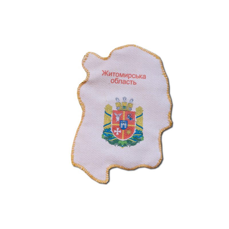 Kits for embroidery with beads magnets "Map of Ukraine" Zhytomyr region