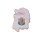 Kits for embroidery with beads magnets "Map of Ukraine" Zhytomyr region