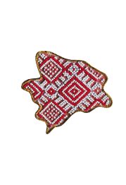 Kits for embroidery with beads magnets "Map of Ukraine" Zaporizhzhya region