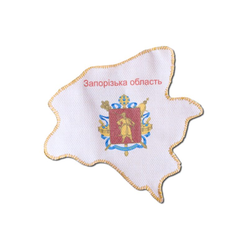 Kits for embroidery with beads magnets "Map of Ukraine" Zaporizhzhya region