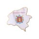 Kits for embroidery with beads magnets "Map of Ukraine" Zaporizhzhya region