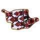 Kits for embroidery with beads magnets "Map of Ukraine" Kirovohrad region