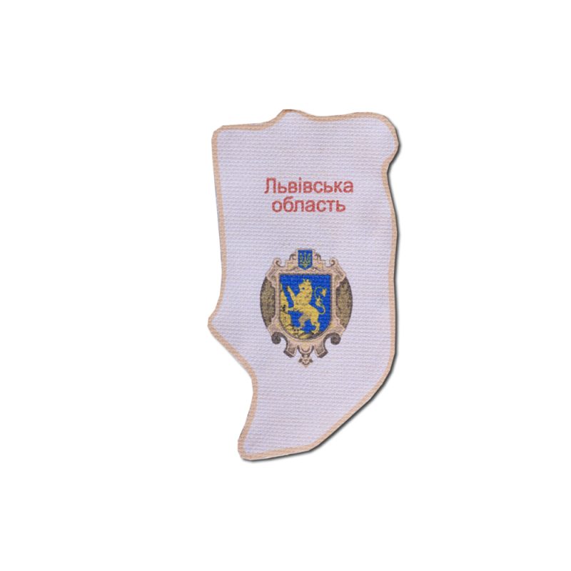 Kits for embroidery with beads magnets "Map of Ukraine" Lviv region