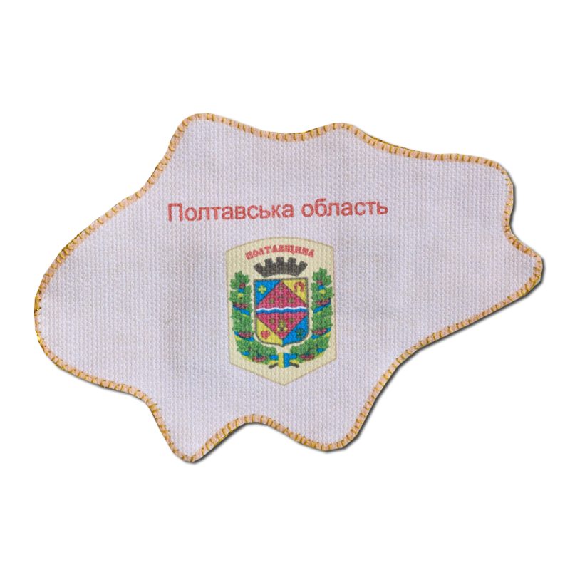 Kits for embroidery with beads magnets "Map of Ukraine" Poltava region