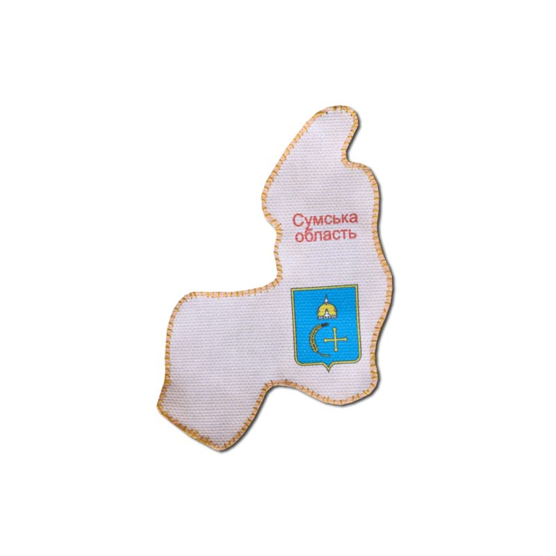 Kits for embroidery with beads magnets "Map of Ukraine" Sumy region