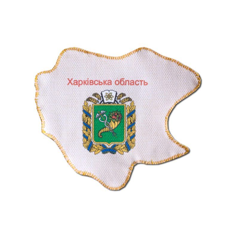 Kits for embroidery with beads magnets "Map of Ukraine" Kharkiv region