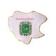 Kits for embroidery with beads magnets "Map of Ukraine" Kharkiv region