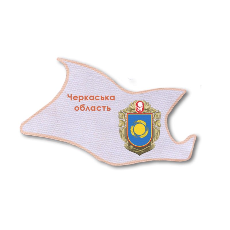 Kits for embroidery with beads magnets "Map of Ukraine" Cherkasy region