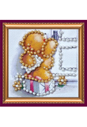 Mini Magnets Bead embroidery kit Postman – 1
