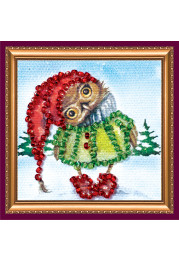 Mini Magnets Bead embroidery kit Owl – 2