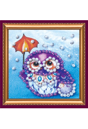 Mini Magnets Bead embroidery kit Owl – 3