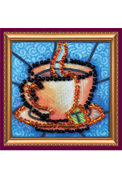 Mini Magnets Bead embroidery kit Tea cup – 1
