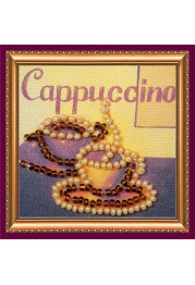 Mini Magnets Bead embroidery kit Cappuccino
