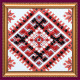 Mini Magnets Bead embroidery kit Pattern – 1