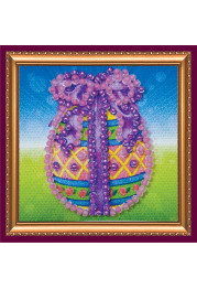 Mini Magnets Bead embroidery kit Easter egg – 1