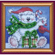 Mini Magnets Bead embroidery kit Fun bear