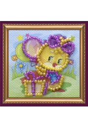 Mini Magnets Bead embroidery kit Small sun