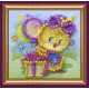 Mini Magnets Bead embroidery kit Small sun