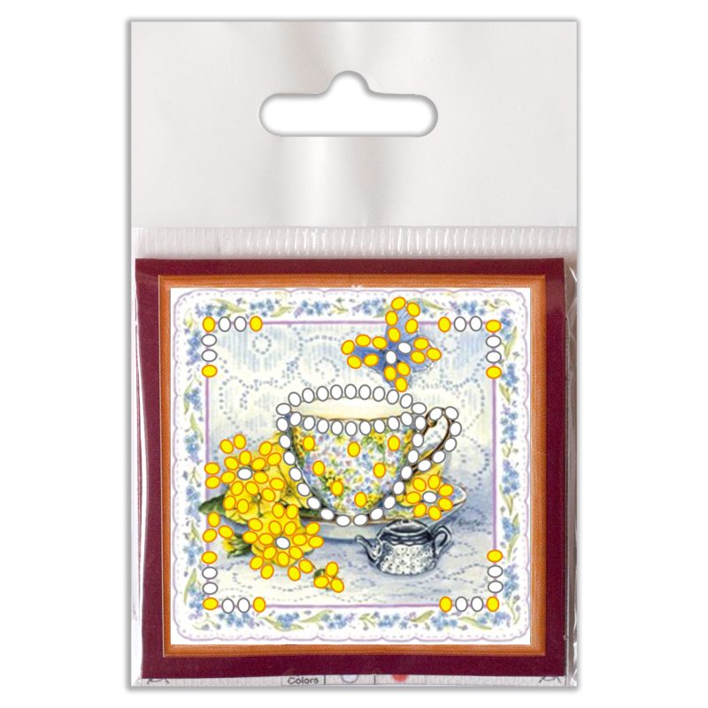 Mini Magnets Bead embroidery kit Flavored tea