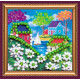 Mini Magnets Bead embroidery kit Summer has come