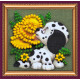 Mini Magnets Bead embroidery kit Puppy