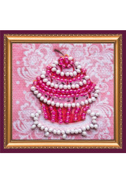 Mini Magnets Bead embroidery kit Sweet basket
