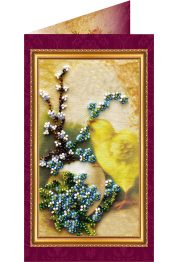Postcard Bead embroidery kit Easter – 1
