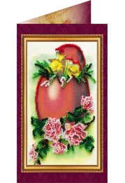 Postcard Bead embroidery kit Easter – 5