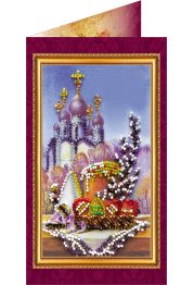Postcard Bead embroidery kit Easter – 8