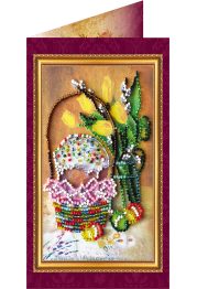 Postcard Bead embroidery kit Easter – 9