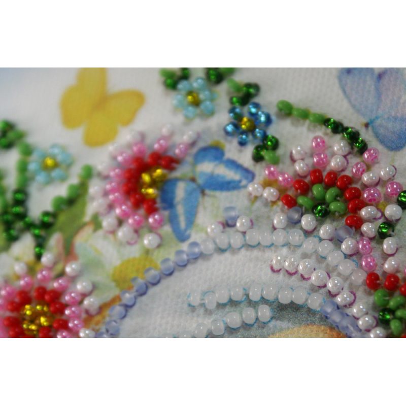 Postcard Bead embroidery kit Baby boy – 1