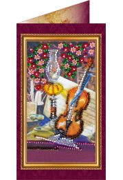 Postcard Bead embroidery kit Happy Birthday – 1