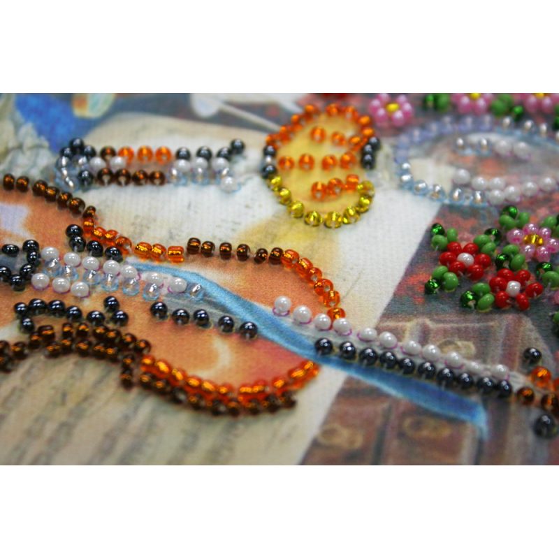 Postcard Bead embroidery kit Happy Birthday – 1