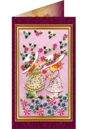 Postcard Bead embroidery kit Happy Birthday – 2