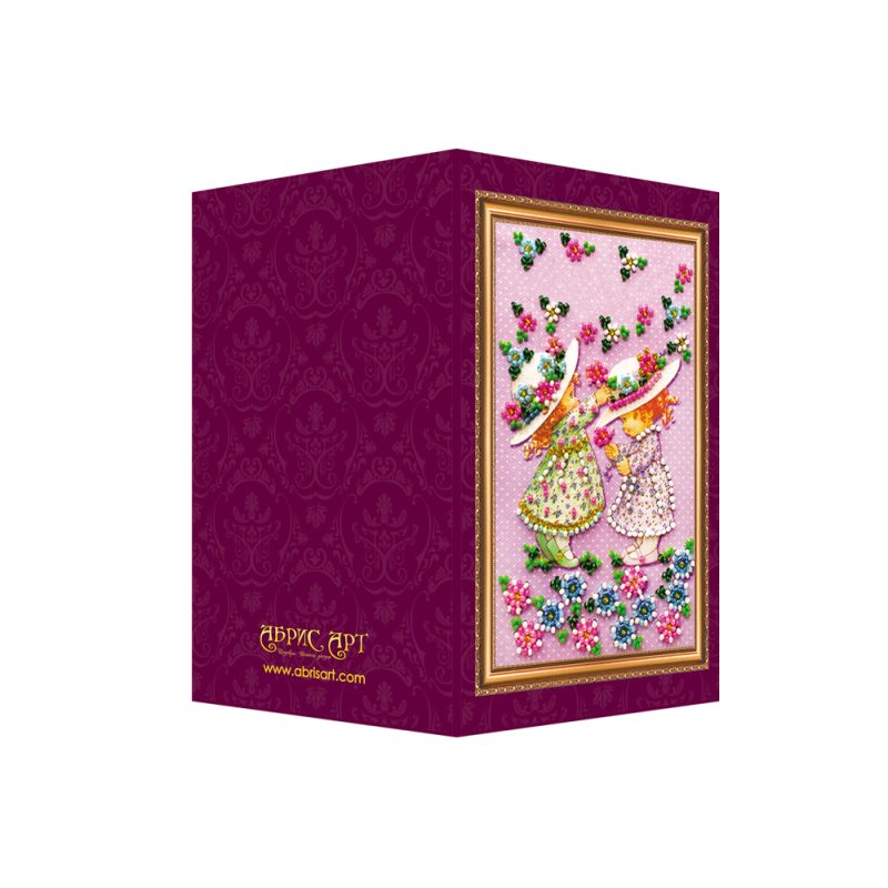 Postcard Bead embroidery kit Happy Birthday – 2
