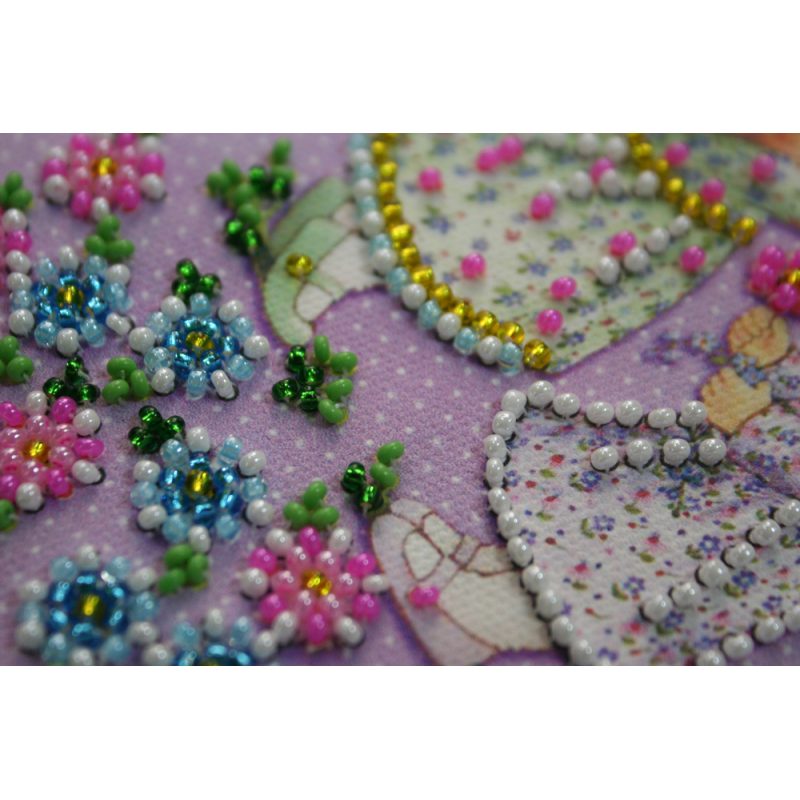Postcard Bead embroidery kit Happy Birthday – 2