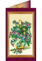 Postcard Bead embroidery kit Congratulations – 2