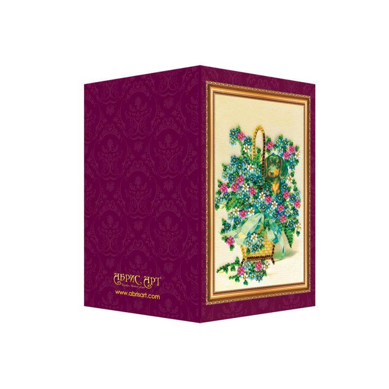 Postcard Bead embroidery kit Congratulations – 2