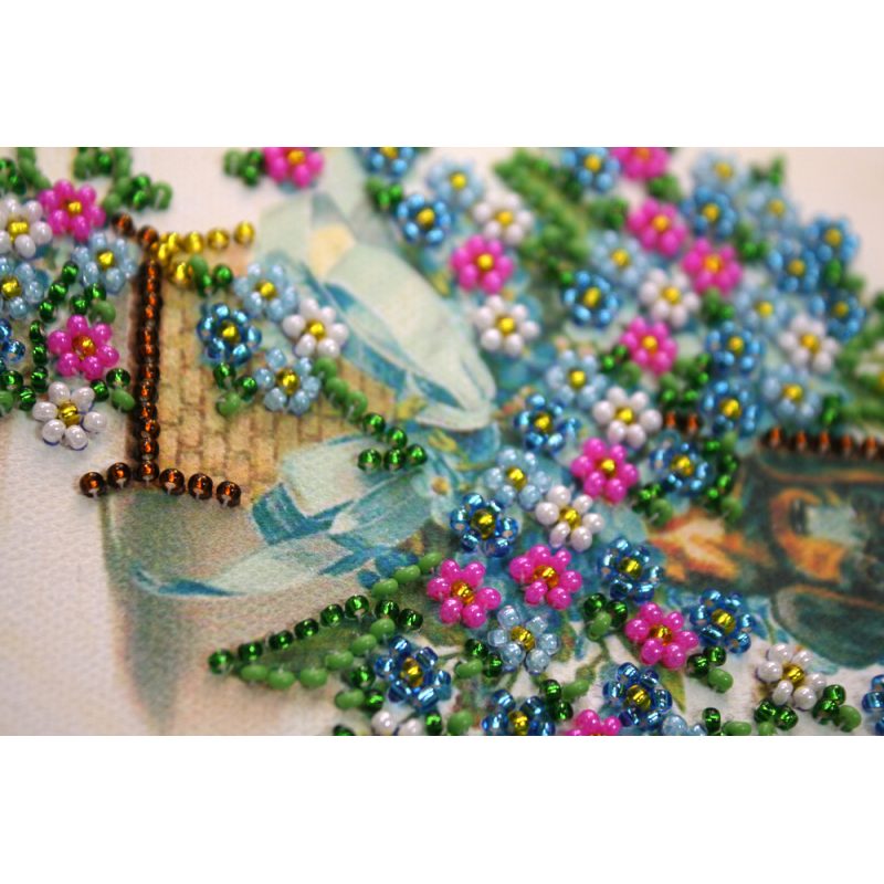Postcard Bead embroidery kit Congratulations – 2