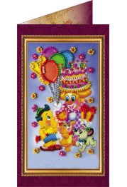 Postcard Bead embroidery kit Congratulations – 3